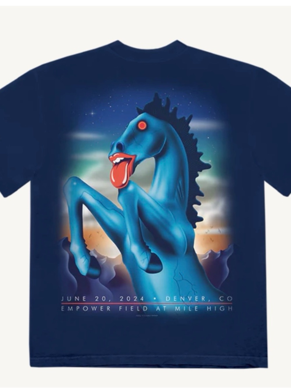 Rolling Stones Denver 2024 Concert T-Shirt